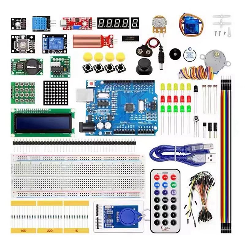 스테퍼 모터 학습 세트가 포함된 Arduino UNO  - Diy Electronics Store 리뷰 및 가격