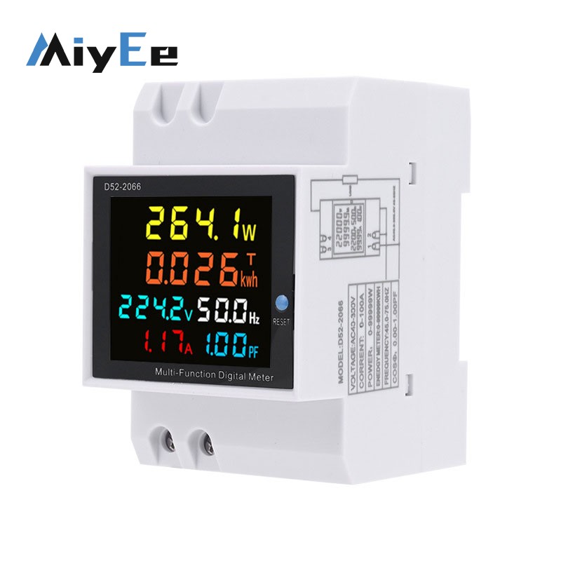 Diy Electronics Store - D52-2066 6-In-1 단상 디지털 전기 계량기(전류