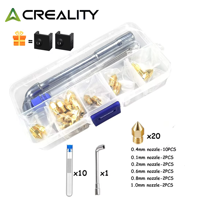 CREALITY 20개 MK8 황동 노즐 0.2/0.4 - Creality Printer K1 리뷰 및 가격