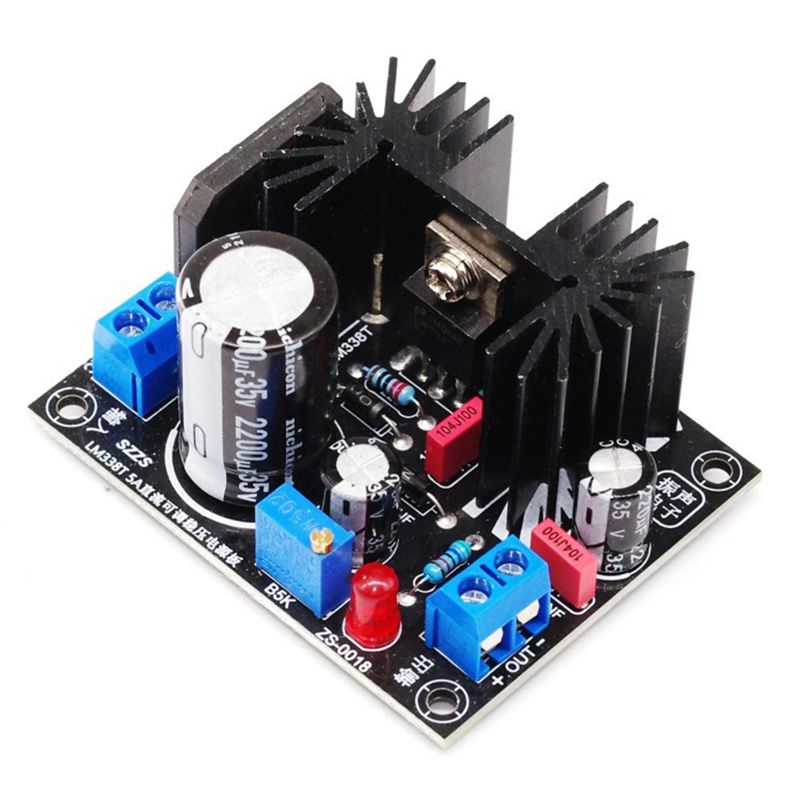 LM338 5A 출력 조정 가능한 선형 조정 전원 공급 - Diy Electronics Tools 리뷰 및 가격