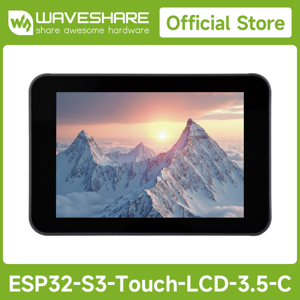 Diy Electronics Kits - Waveshare ESP32-S3 3.5인치 용량성 터치 디스플레이