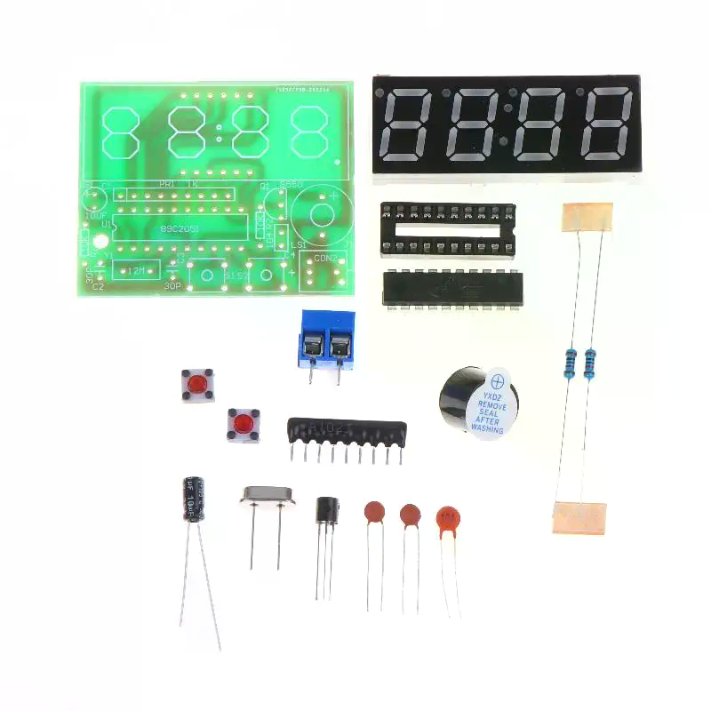 Diy Electronics Workshop - DIY 디지털 LED 시계 키트 4자리