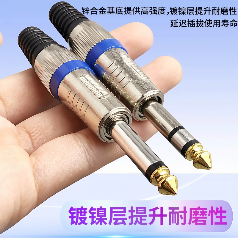 10 개/몫 모노/스테레오 6.35mm 남성 플러그 오 - Diy Electronics Hobby 리뷰 및 가격