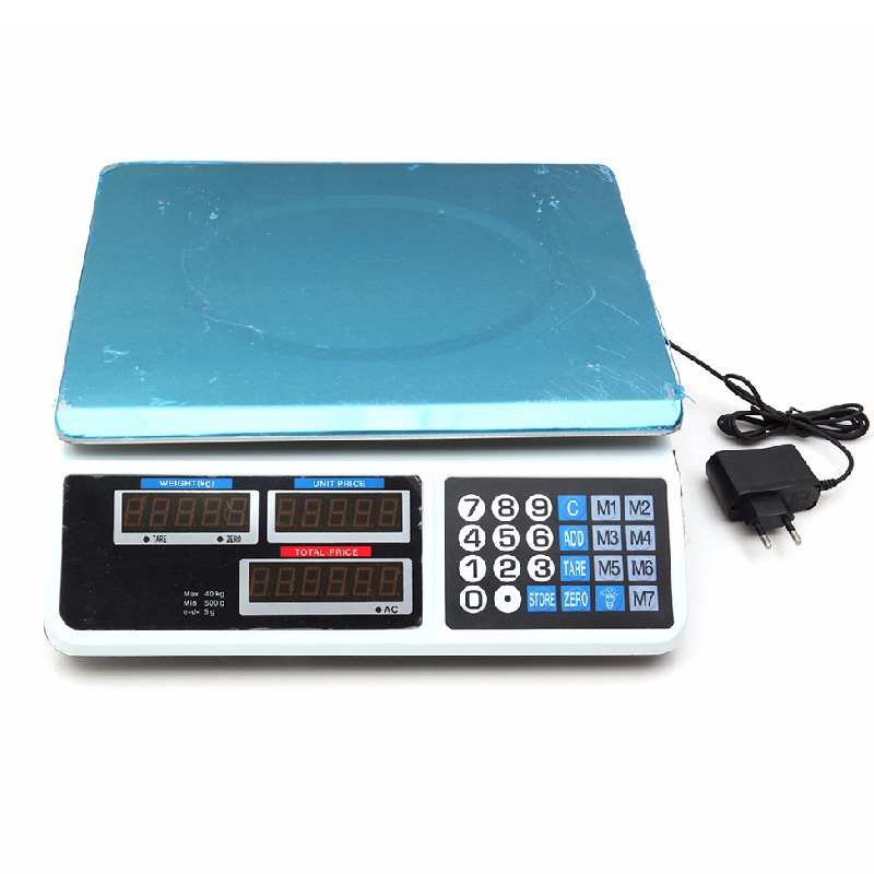 Diy Electronics Store - 스테인리스 스틸 전자 저울 30KG 충전식