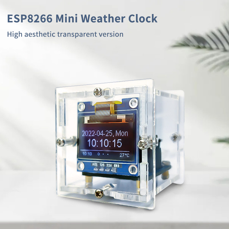ESP8266 미니 날씨 시계 키트 DIY 납땜 프로젝 - Diy Electronics Project Kit 리뷰 및 가격