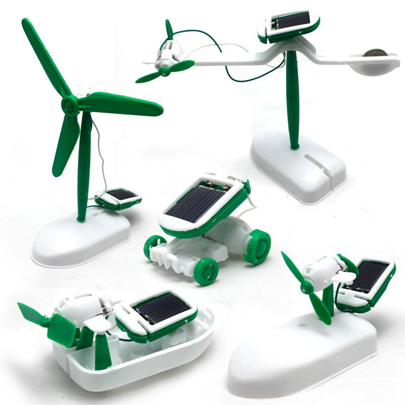 6-in-1 태양광 로봇 키트 조립 선박 팬 풍차 자동 - Diy Robot Electronics Kit 리뷰 및 가격