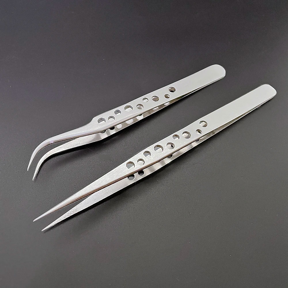 산업용 핀셋 전자제품 정전기 방지 곡선형 직선형 팁 정 - Diy Electronics Tools 리뷰 및 가격