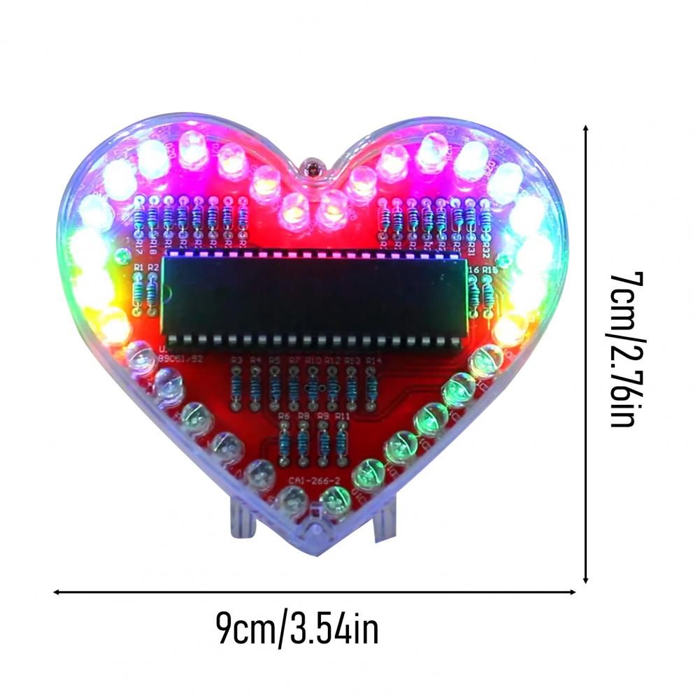 납땜 워크숍 키트 하트 모양 LED 납땜 키트 초보자용 - Diy Electronics Workshop 리뷰 및 가격
