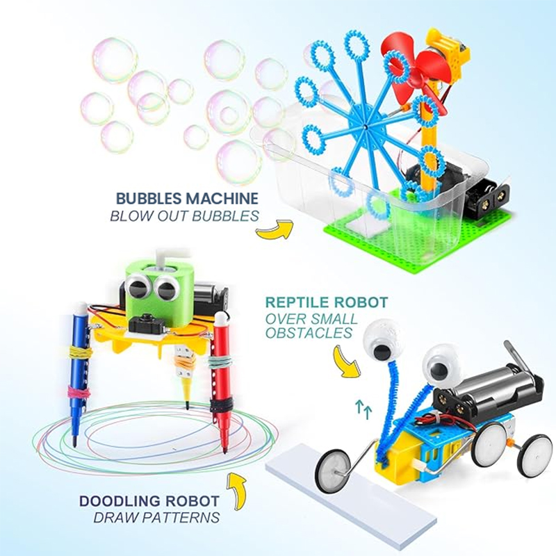 6 세트 로봇 공학 키트 과학 실험 DIY 조립 모델  - Diy Electronics Toys 리뷰 및 가격