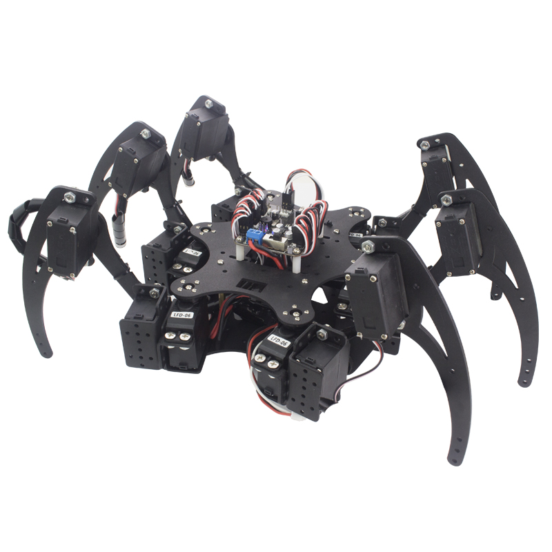 18 DOF 알루미늄 Hexapod 스파이더 브래킷 6 - Diy Robot Electronics Kit 리뷰 및 가격