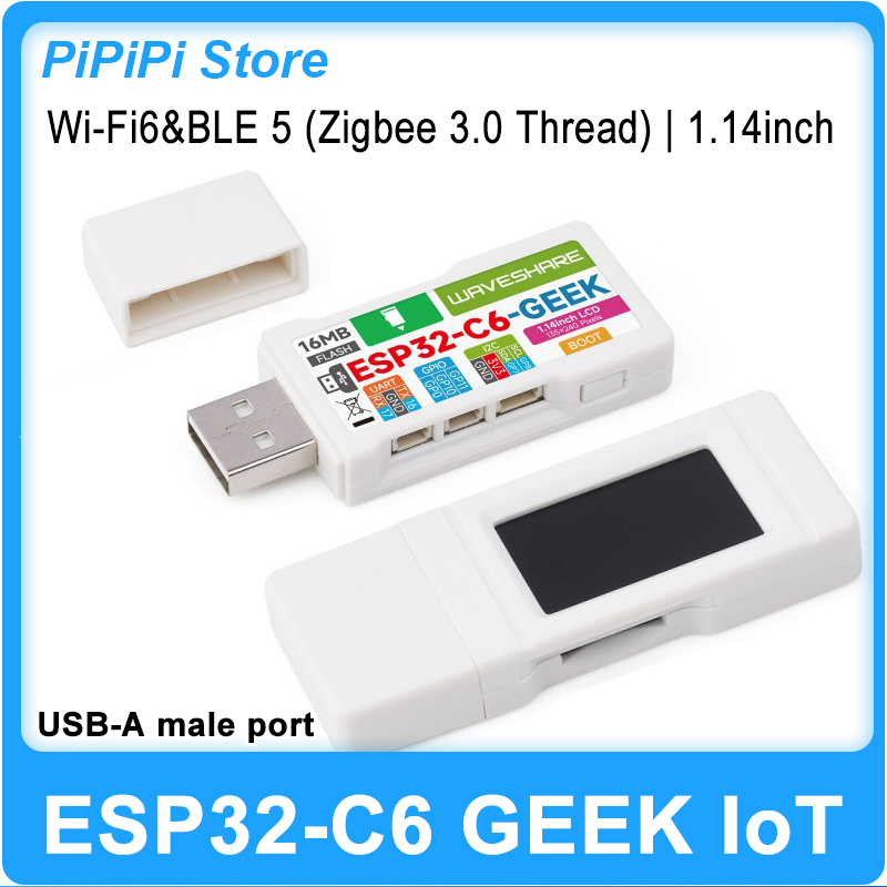 ESP32-C6 GEEK 개발 보드 1.14인치 LCD - Diy In Electronics 리뷰 및 가격