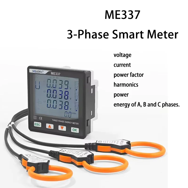 삼상 다기능 스마트 미터 ME337 RS485 Rogo - Diy Electronics Store 리뷰 및 가격