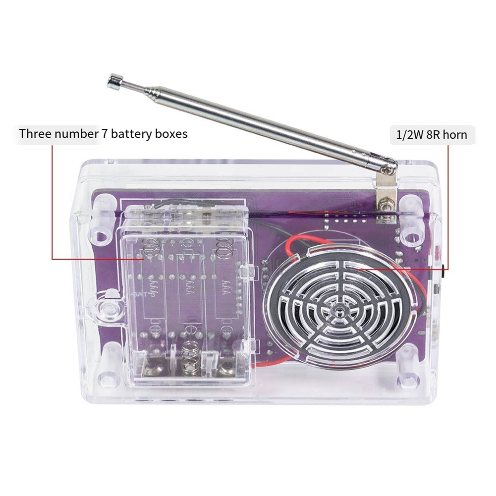 A72Z 새로운 HU-017B DIY FM 라디오 전자 - Diy Electronics Project Kit 리뷰 및 가격
