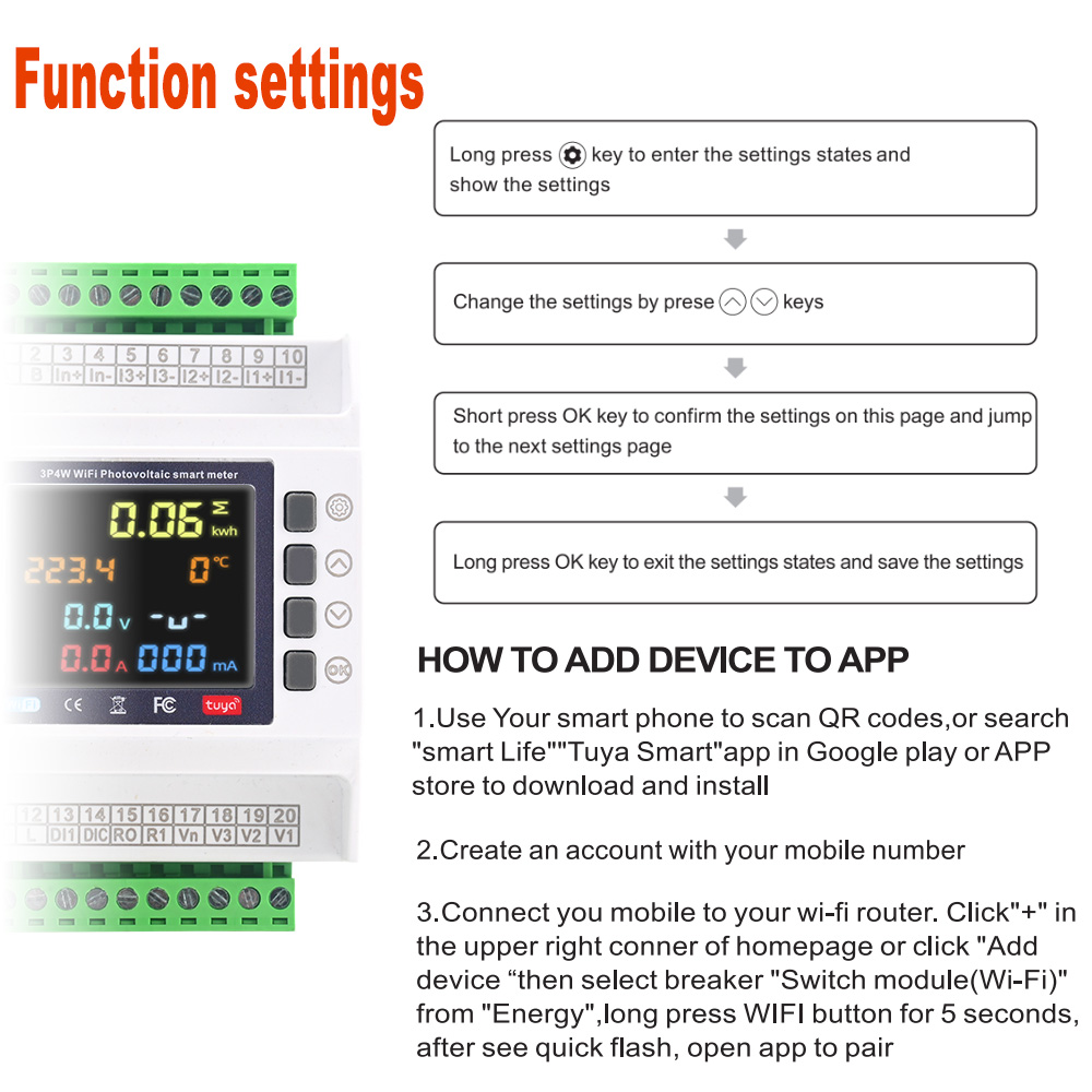 투야 와이파이 스마트 에너지 미터 양방향 3개 CT 클 - Diy Electronics Store 리뷰 및 가격
