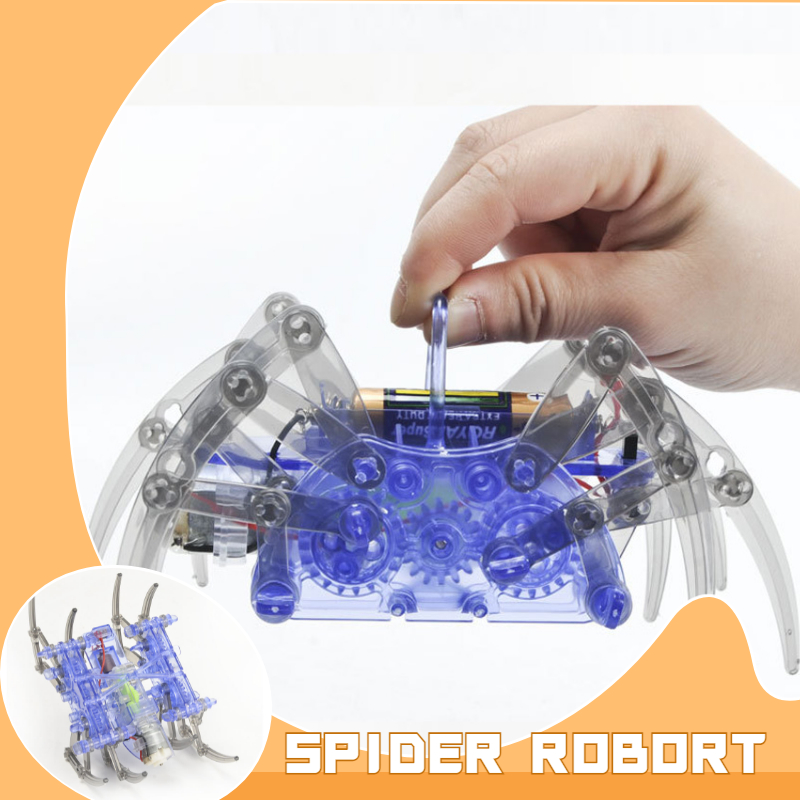 뜨거운 판매 새로운 전기 로봇 거미 장난감 DIY 교육 - Diy Robot Electronics Kit 리뷰 및 가격
