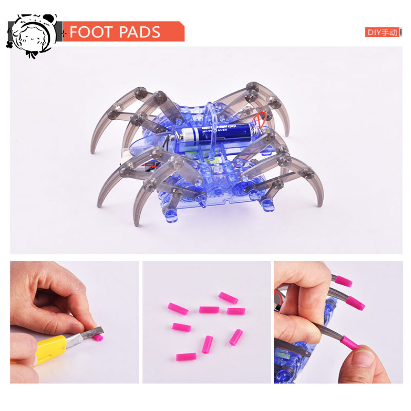 뜨거운 판매 새로운 전기 로봇 거미 장난감 DIY 교육 - Diy Robot Electronics Kit 리뷰 및 가격