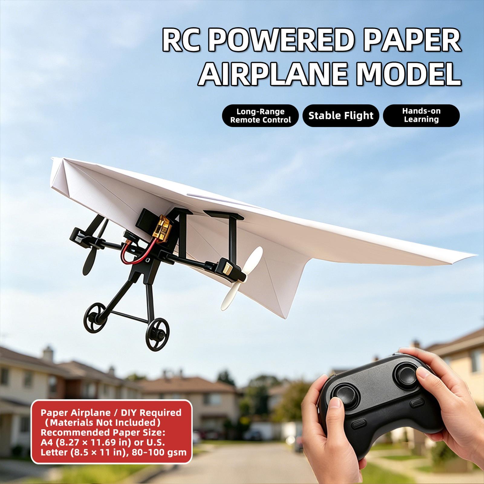 DIY RC 종이 비행기 키트, 자이로 안정 장치가 있 - Diy Electronics Kits 리뷰 및 가격
