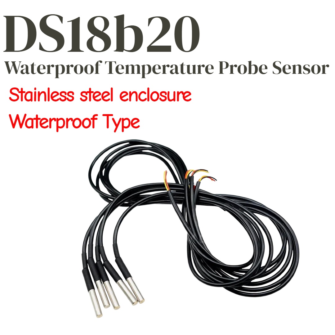 1/5pcs DS18b20 온도 프로브 온도 센서 1M - Ds18B20 Temperature Sensor 리뷰 및 가격