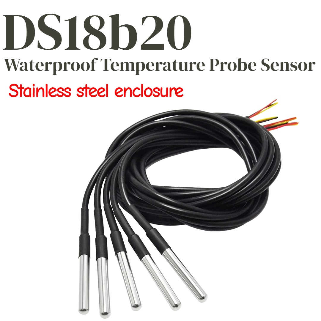 1/5pcs DS18b20 온도 프로브 온도 센서 1M - Ds18B20 Temperature Sensor 리뷰 및 가격