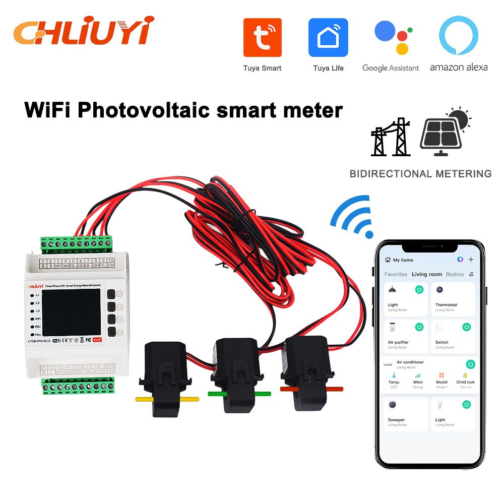 투야 와이파이 스마트 변압기 3상 계량기, 과전류 과부 - Diy Electronics Store 리뷰 및 가격