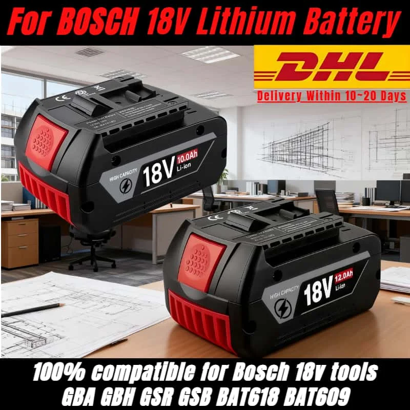 핫세일! 보쉬 18V 12.0Ah 리튬이온 배터리 -  - Bosch Drill Gsb 18V 리뷰 및 가격