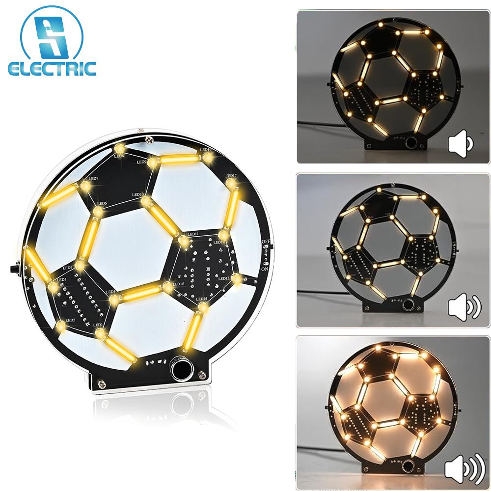 DIY 축구공 LED 납땜 키트, 사운드 활성화 필라멘 - Diy Electronics Filament 리뷰 및 가격