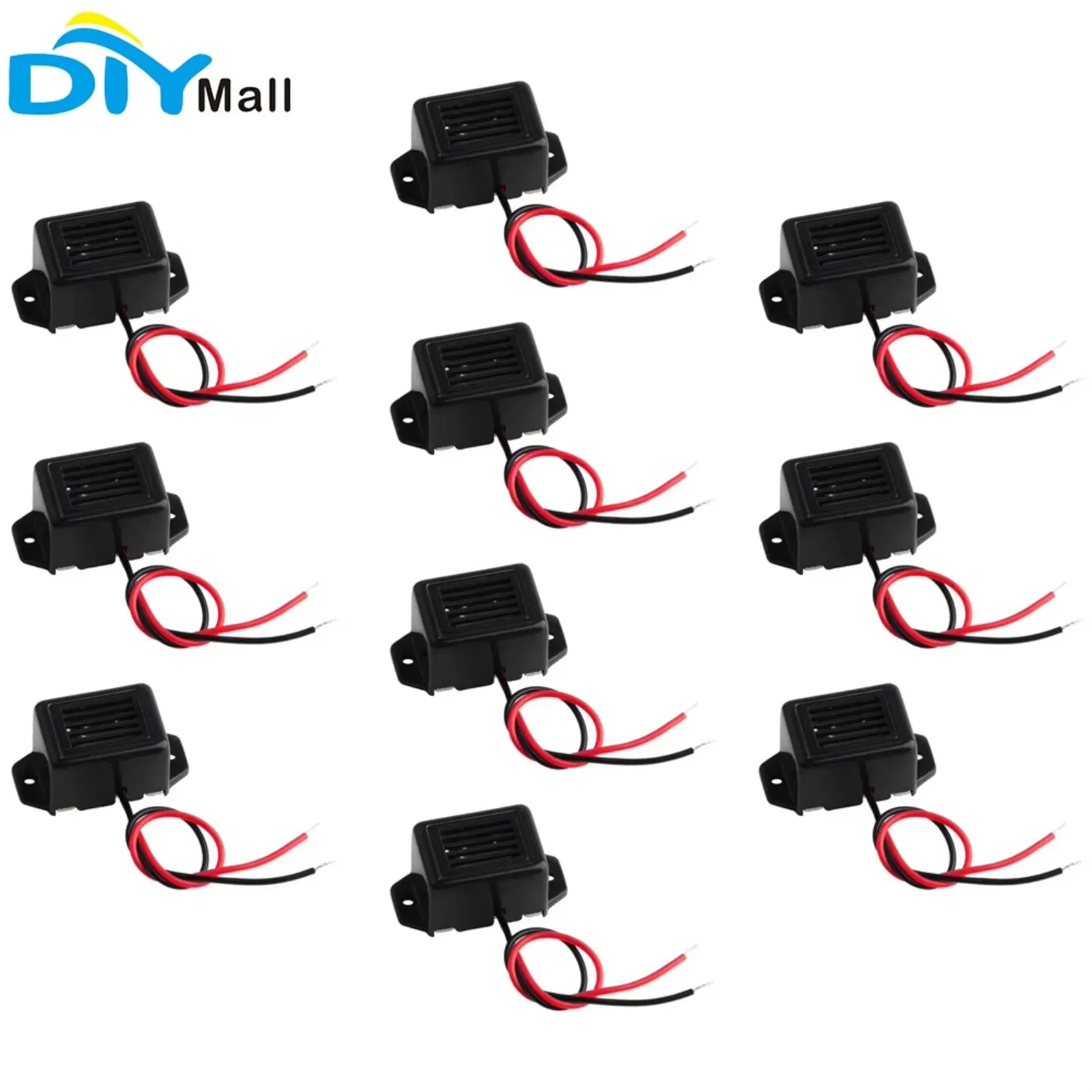 10개 DC 12V 미니 기계식 버저 알람 시끄러운 8 - Diy Projects With Electronics 리뷰 및 가격