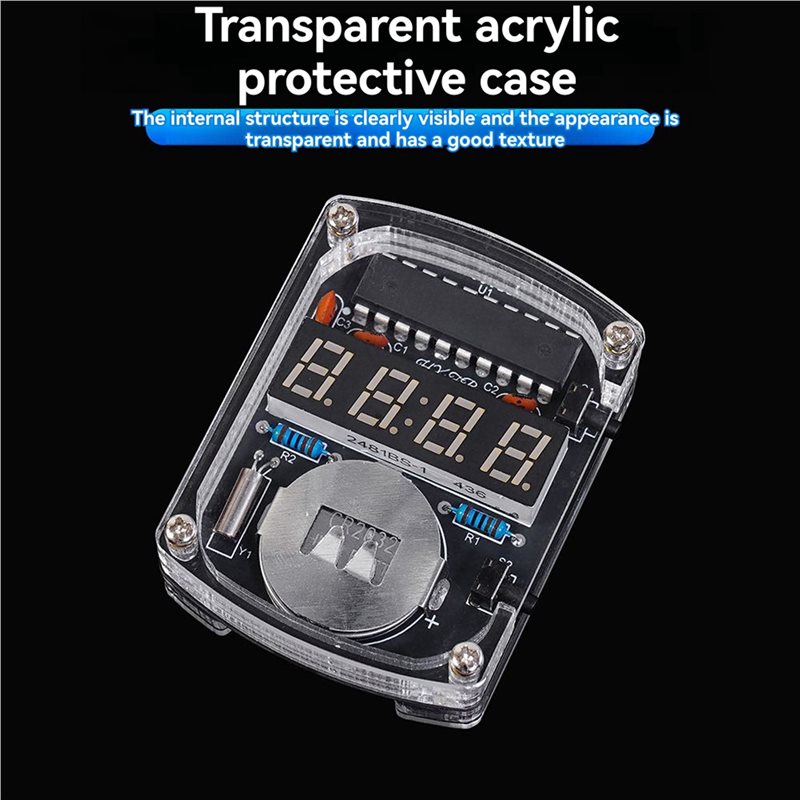 2X DIY 시계 LED 시계 전자 키트 0.28인치  - Diy Electronics Project Kit 리뷰 및 가격