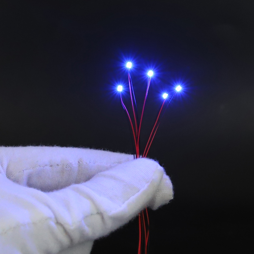 10개/세트 마이크로 LED 램프 칩 3V 사전 납땜  - Diy Electronics Tools 리뷰 및 가격