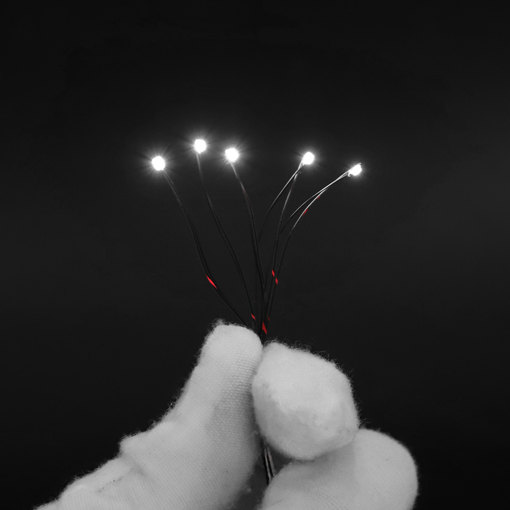 10개/세트 마이크로 LED 램프 칩 3V 사전 납땜  - Diy Electronics Tools 리뷰 및 가격