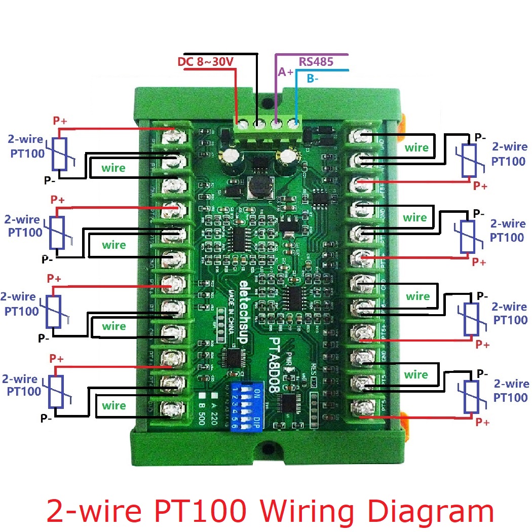 RS485 온도 센서 수집 모듈 8AI RS485 PT - Ds18B20 Temperature Sensor 리뷰 및 가격