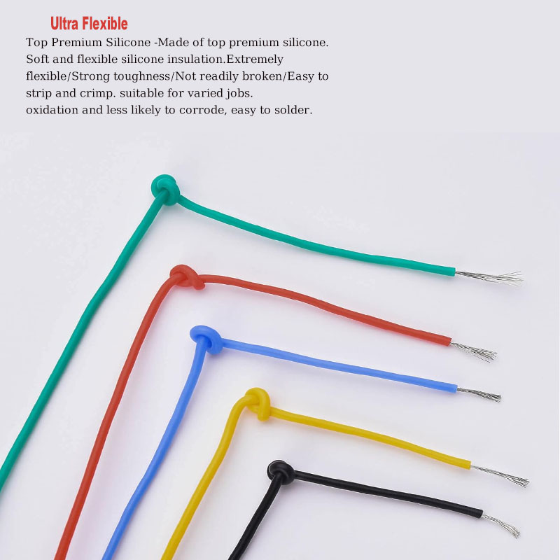 부드러운 실리콘 와이어 키트 16awg 18awg 20 - Diy Electronics Project Kit 리뷰 및 가격